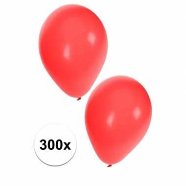 Feestwinkel | 300x rode feest ballonnen morgen amsterdam