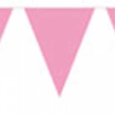 Feestwinkel |  Baby roze vlaggenlijn 10 meter morgen Amsterdam