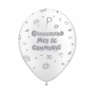Feestwinkel | communieversiering ballonnen 8 stuks morgen amsterdam