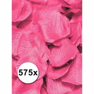 Feestwinkel | kunst rozenblaadjes roze 575 stuks morgen amsterdam