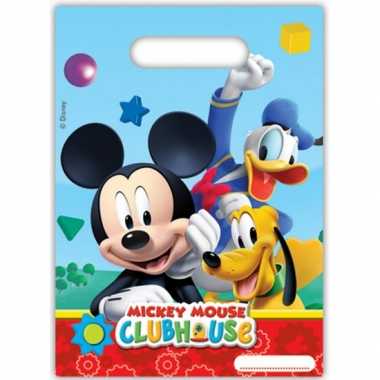 Feestwinkel | mickey mouse kinder verjaardag thema feestzakjes 12x stuks morgen amsterdam