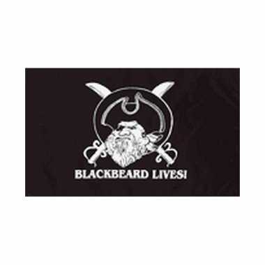 Zwarte piratenvlag blackbeard