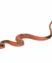 15x stuks plastic dieren kleine slangen van 15 cm reptielen dieren decoratie speelgoed