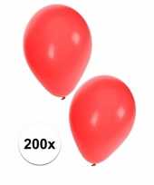 200x rode feest ballonnen