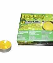36x citronella waxinelichtjes theelichtjes tuinfeest kaarsjes