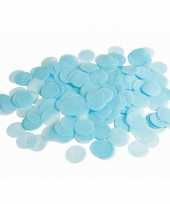 Blauwe ronde confetti 88 gram