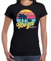 Ibiza shirt beach party outfit strandfeest vakantie kleding zwart voor dames