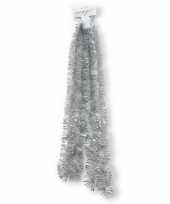 Kerst lametta guirlande zilver 270cm kerstboom versiering decoratie