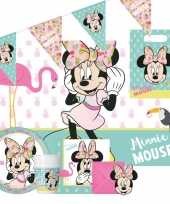 Minnie mouse feestje versiering pakket 6 12 personen