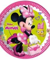 Minnie mouse gebaksbordjes 8 stuks