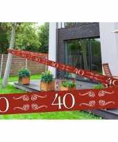 Rode markeerlint 40 jaar 15 meter