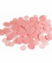 Roze ronde confetti 88 gram
