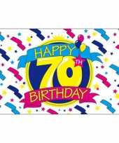 Verjaardagsvlag happy birthday 70