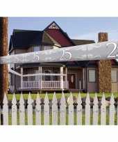 Zilveren markeerlint 25 jaar 15 meter